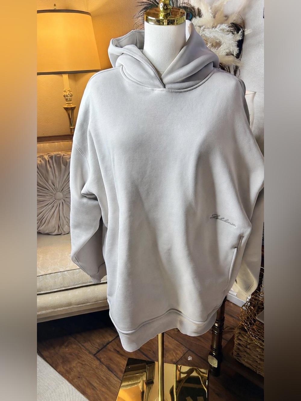 Lululemon Collegiate/Special-Edition “Scuba” Oversized Hoodie quiet luxury,clean